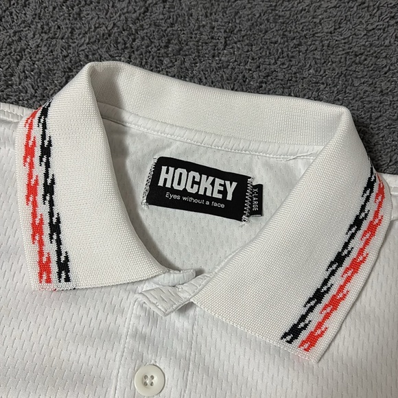 Hockey Eyes Without A Face Polo T-Shirt - Picture 5 of 7